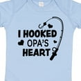 thumbnail image 4 of Inktastic I Hooked Opa's Heart with Fishing Rod Boys or Girls Baby Bodysuit, 4 of 5
