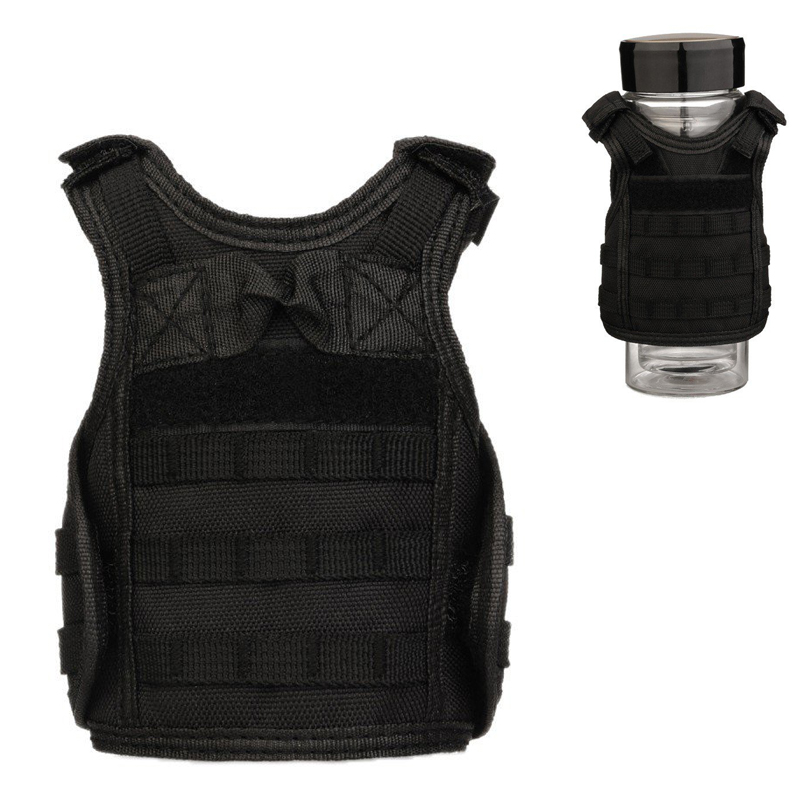 Tactical Beer Vest Mini Molle Vests Beverage Cooler Holder Adjustable