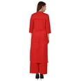 thumbnail image 4 of Bimba Robe Traditionnelle Indienne Unie pour Femmes Ensemble Kurta et Pantalon Ethnique Indien Palazzo, 4 of 7