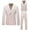 Beige, variant on Dpytoraw Male Slim Fit Business Wedding Party Suit Top And Bottom Three Piece Set Double Suit