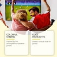 thumbnail image 4 of Baseball Party Glitter Stickers for Football Game Day Events and Sports Team Celebrations with Face Decals 60PCS, 4 of 6