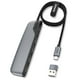 thumbnail image 1 of Hub USB C Syntech de 4 puertos USB 3.0 con cable de 60 cm para iPhone, 1 of 7