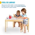 thumbnail image 3 of SHIMY Mesa y Sillas para Ni&ntilde;os Montessori, Fabricado en Madera de Abedul y MDF, Mesita Infantil y Escritorio para Ni&ntilde;os, F&aacute;cil de Armar, 3 of 8