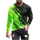 thumbnail image 1 of Blusas y camisas de manga larga y cuello redondo para hombre, camisetas casuales con estampado de moda y cuello redondo, blusas de licra de manga corta para hombre., 1 of 4