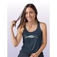 thumbnail image 2 of Cetacea Narwhal Racerback Tank Women -June Erica Vess Designs, Female Large, 2 of 4