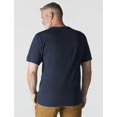thumbnail image 3 of Camiseta Carhartt de manga corta, gruesa, con bolsillo, azul marino, 3 of 6