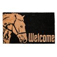 thumbnail image 1 of Coir Door Mat Horse Head - Welcome, 1 of 3