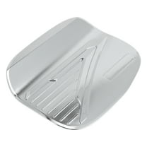 Fuel Tank Door Cap for Mitsubishi Outlander 2023-2025 Fuel Filler Flap Cover Adhesive Type Chrome Silver Tone ABS