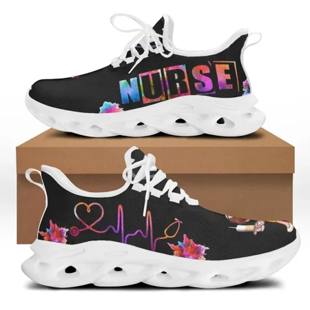 

Fashion Nursing Women Sneakers Breathable Mesh Running Shoes for Ladies Female Wear-Resistant Walking Footwear 2024