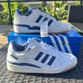 thumbnail image 1 of Ad-id-as Forum CL Low White Crew Blue Gum Men's Athletic Shoes IH7821 Size 13, 1 of 6