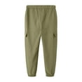 thumbnail image 5 of Zshosam Toddler Boy Pants Boys Sweatpants - Athletic Sweat Pants Soft Boys Joggers Kids Sweatpants Size 8T 9T,(Green 8-9 Years), 5 of 8