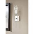 thumbnail image 6 of Chrome Wall Sconce Light Fixture, Indoor Glass Bathroom Sconce Wall Lighting, 6 of 8