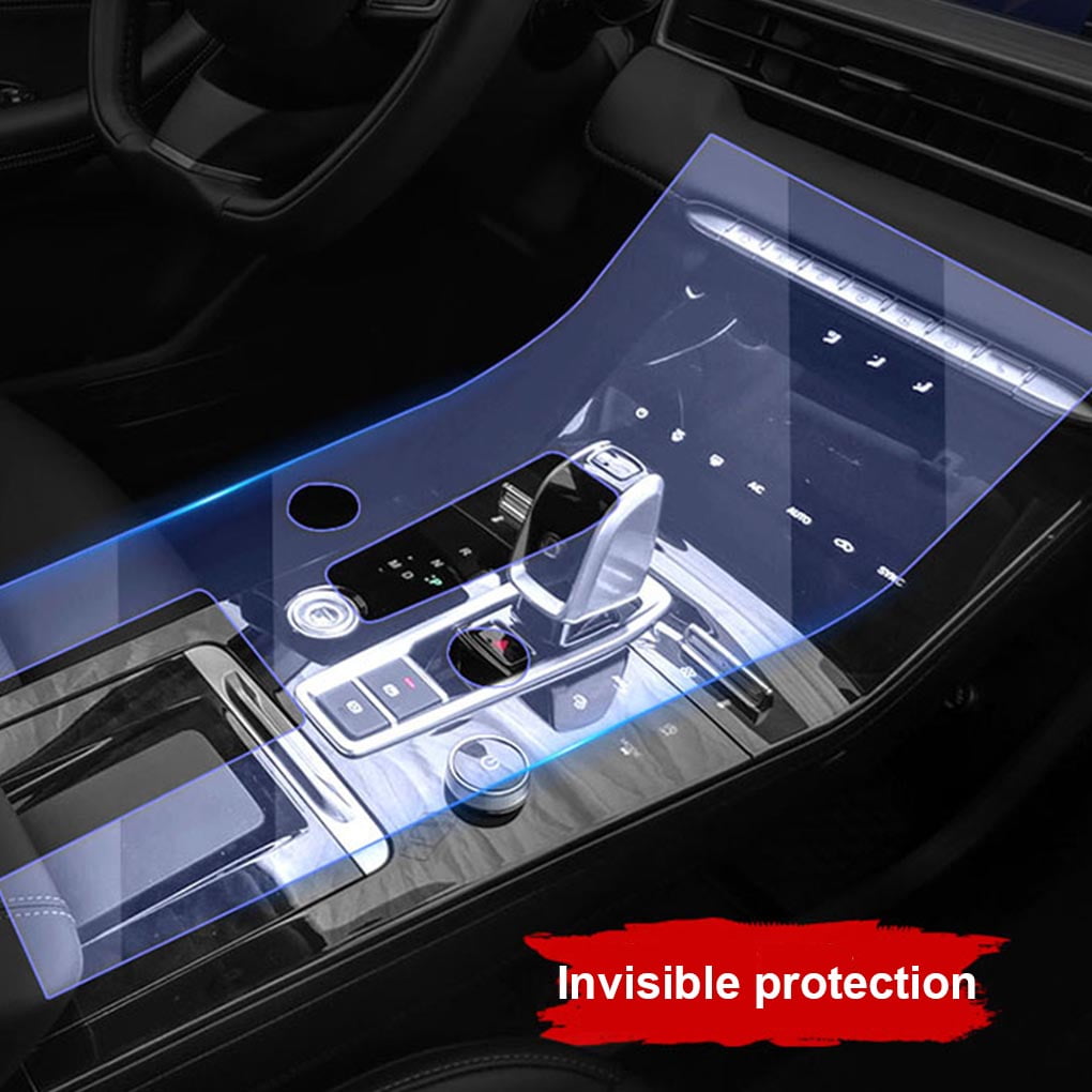For MG HS 2019-2022 Car interior Accessories film transparent TPU Gear  Panel Center Console Anti-scratch resist film refit