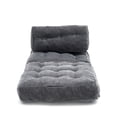 thumbnail image 6 of UHOMEPRO Convertible Sleeper Chair, Folding Sofa Bed with Headrest, Lumbar Pillow, High-Density Foam, Portable Floor Sofa for Living Room Bedroom, Grey, 6 of 6