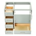 thumbnail image 6 of Ariel Stafford 36 Inch Single Sink Base Cabinet Right Offset In Grey, 6 of 9