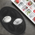 thumbnail image 4 of Football Shape Silicone Ice Cube Maker Black Freeze Mold Tray Multipurpose 3D Molds for Chocolate Cake Jelly Pudding Handmade Soap, 4 of 6