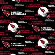 NFL Arizona Cardinals 58" 100% Cotton Sports Logo Craft Fabric By the Yard, Multi-color