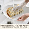 thumbnail image 5 of 2 Pcs Sunflower and Leaf Beige Pattern Funny Kitchen Towels, Microfiber Dish Towels, Kitchen Tea Towels Set 18" X 26", 5 of 6