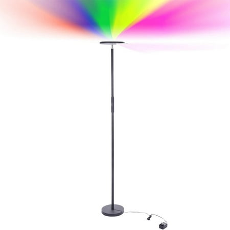 RGB LED Floor Lamp Dimmable Light Remote control Via Android and IOS (Best Floor Plan App Android)