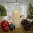 thumbnail image 3 of HGTV Home Collection Heritage Real Motion Real Motion Flameless Candle Ivory with Warm White LED Lights, 8 in, 3 of 5