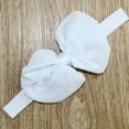 thumbnail image 2 of CYSFASHION Headbands for Women Hair Bands Sports Non Slip Cotton Cute Bow Exercise Head Wraps Sweatband White, 2 of 4