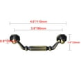thumbnail image 4 of Utopia Alley 10pcs Suffolk Pull Handle - Decorative Cabinet Drop Pull Handles- Vintage Cabinet Hardware with Hand Finished Antique Brass - Metal Drawer Pull Handle, 3.8" Center to Center, 4 of 6