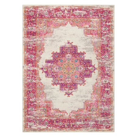 - Nourison Passion Bordered Ivory Area Rug or Runner
