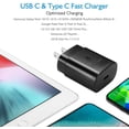 thumbnail image 3 of Borz Samsung 25W USB-C Super Fast Charging Wall Charger - Black (US Version), 3 of 4
