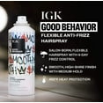 thumbnail image 2 of IGK Good Behavior Smooth Flexible Anti-Frizz Hairspray 5.0 oz, 2 of 4