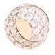 thumbnail image 3 of Portavelas de cristal Ecomeon dorado decorativo moderno 10 x 10 x 9 cm, 3 of 5