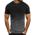 thumbnail image 1 of Camiseta De Manga Corta Con Estampado Muscular Degradado, 1 of 3