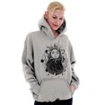 thumbnail image 3 of Celestial Sun Space Hands Spiritual Unisex Plus Fleece Graphic Hoodie Brisco Brands 5X, 3 of 5