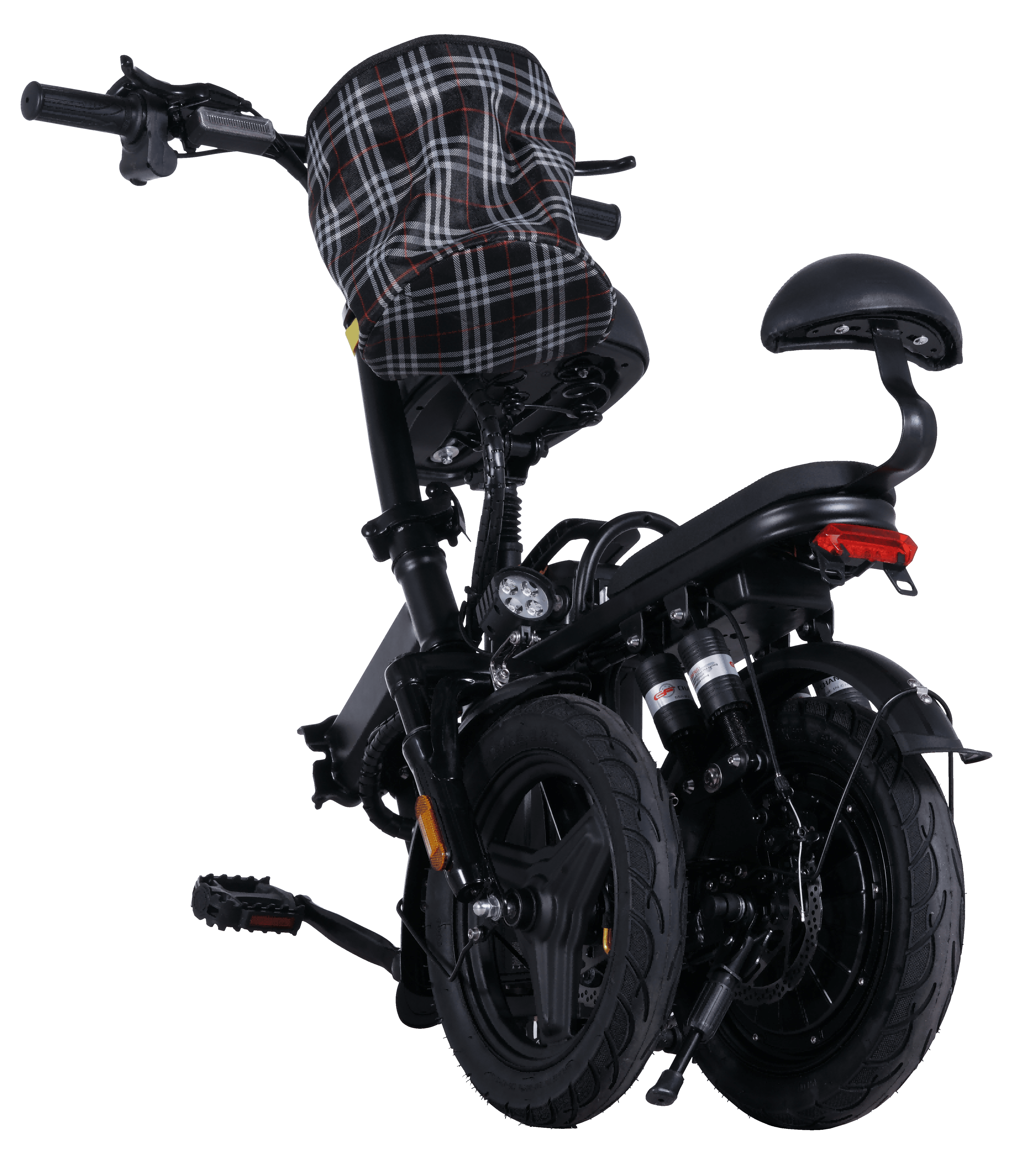 A01  48V/16Ah Electric Bicycle Folding Electric Bike for Adults,14" Ebike Urban City with 10 Shock Absorptions, Cheap Affordable Electric bicycle