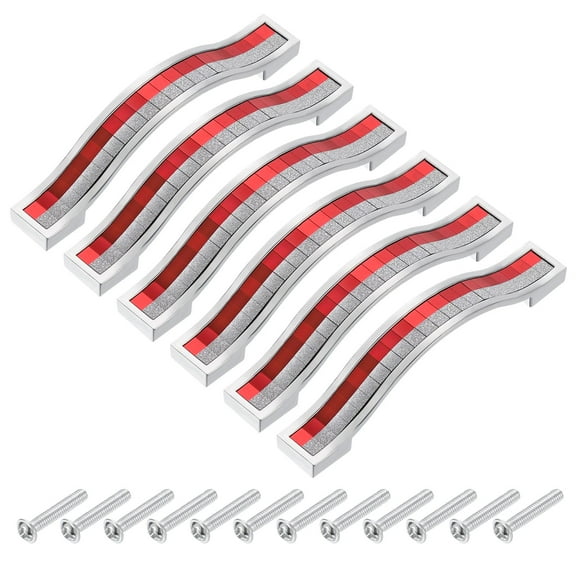 Ceramic Cabinet knobs,Vintage Drawer Knobs,6pcs Modern Pull Handle Zinc Alloy Rhinestone Crystal Furniture Door Drawer