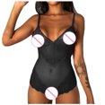 thumbnail image 4 of uublik Valentines Lingerie Set for Women Lace Babydoll Sexy Naughty Plus Size Bodysuit, 4 of 5