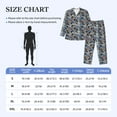 thumbnail image 3 of Bingfone Men's Pajama Set 2 Piece Loungewear PJs, Long Sleeve with Pajama Pants-Video Game, 3 of 7