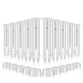 thumbnail image 3 of Leutsin 12Pcs Plastic Pool Joint Pins 2.16Inch Extra Rubber Seals Pool Replacement Parts, 3 of 8