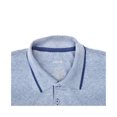 thumbnail image 3 of Playera Polo George Talla EG Manga Corta Cuello de 3 Botones Azul Marino Jaspe, 3 of 3