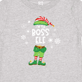 thumbnail image 3 of Inktastic Funny Christmas I'm the Boss Elf with Shoes and Hat Boys or Girls Baby T-Shirt, 3 of 4