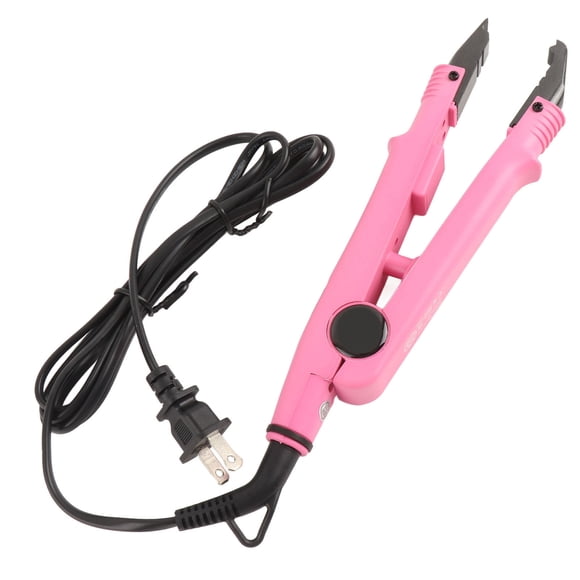 Máquina de conector calentado con cambio de temperatura de plancha para extensiones de cabello, herramienta de queratina, enchufe de EE. UU. de 110 a 240 V