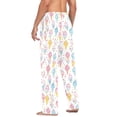 thumbnail image 3 of FORMRS Mens Pajama Pants with Pockets Cotton Sleepwear Lounge Bottoms Sizes S-2XL, Colorful Ice Cream Pattern, 3 of 7