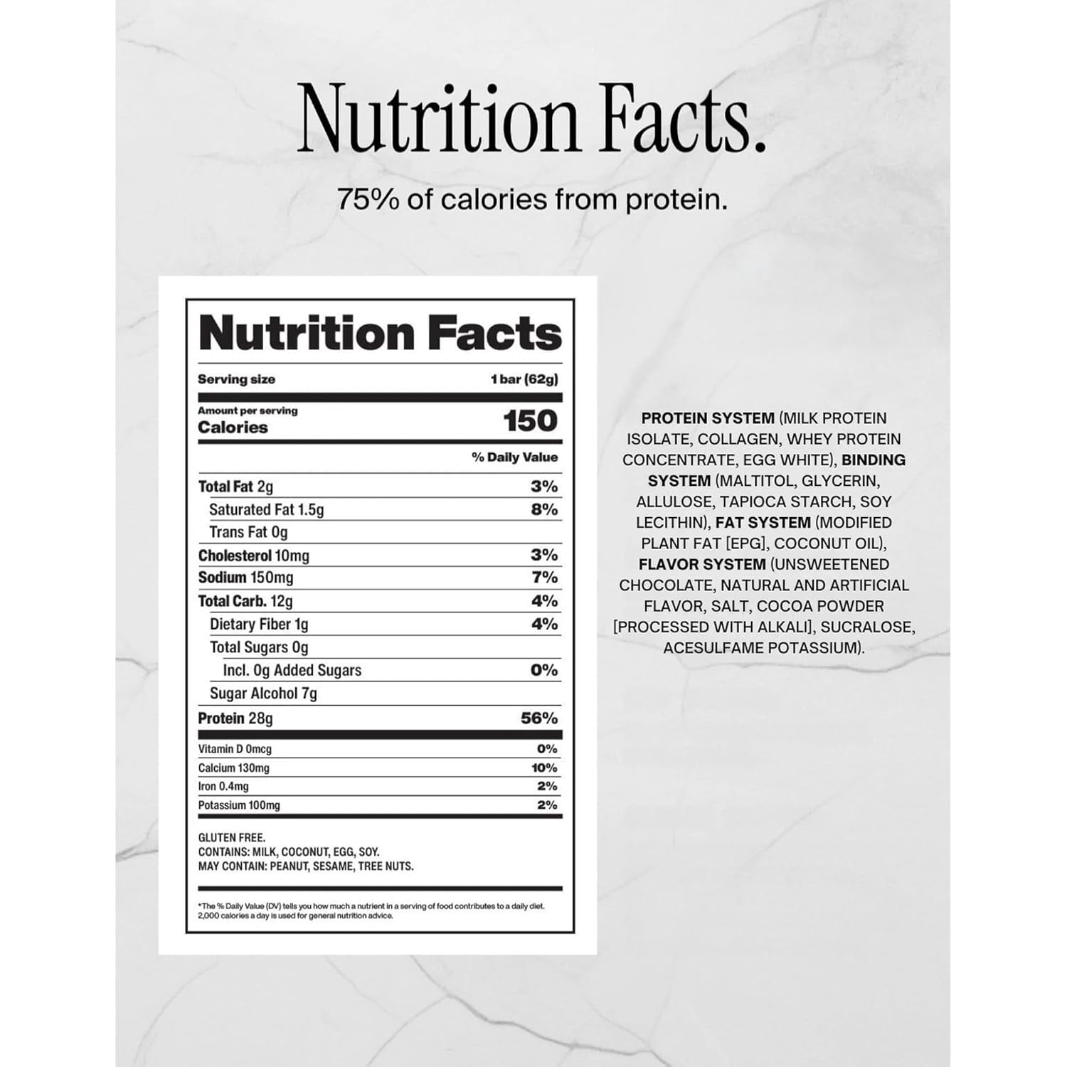 David High-Protein Bar – All 8 Flavor Variety Pack – 28g Protein, 150 Calories, 0g Sugar (8 Pack)