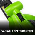 thumbnail image 6 of Greenworks 12 Amp 375 CFM at 230 Mph Corded Electric Leaf Blower/Mulcher/Vacuum 24022, 6 of 12