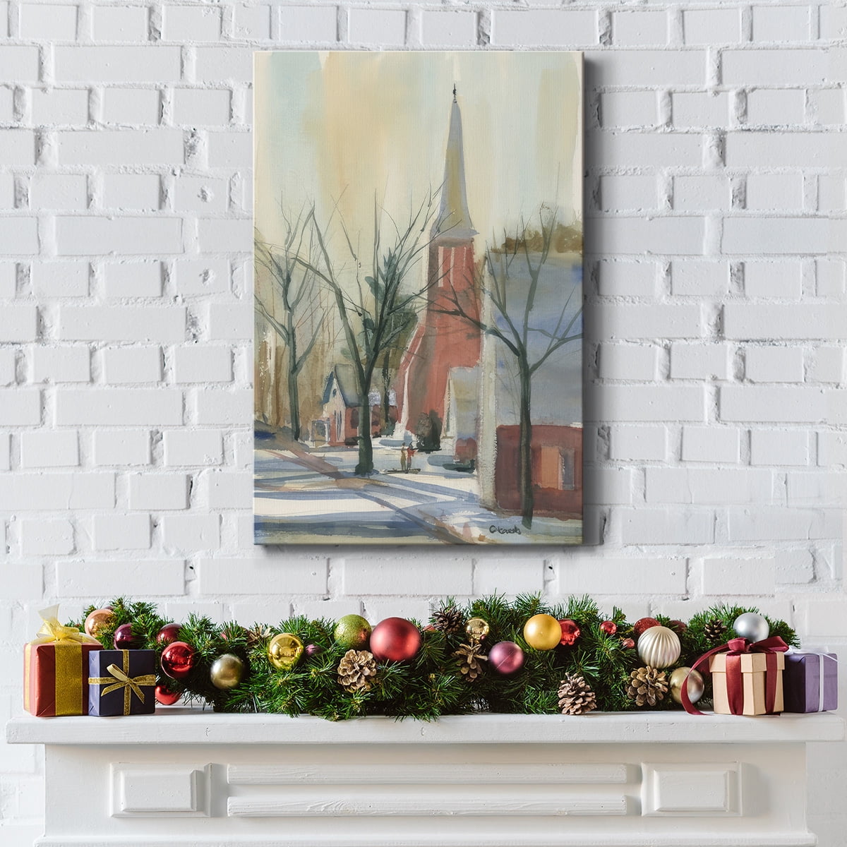 New England Main Street- Gallery Wrapped Canvas