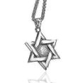 thumbnail image 3 of Elfasio Star Of David Messianic Cross For Men S Stainless Steel Pendant Necklace Chain---Product code 33012, 3 of 5