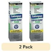 (2 pack) Salonpas Lidocaine Pain Relieving Roll-On, 4% Lidocaine, 3 OZ