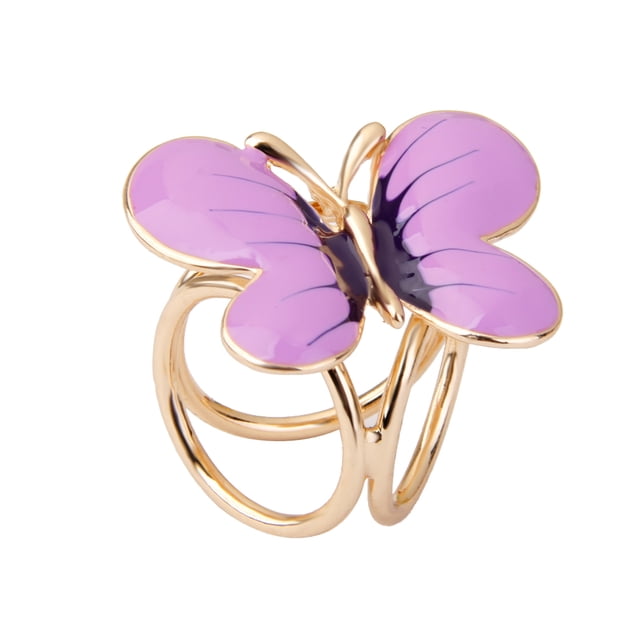 Butterfly Design Scarf Women's Brooch Pin Buckles for Silk Scarf