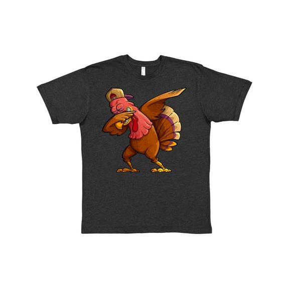 Inktastic Dabbing Turkey Thanksgiving T-Shirt