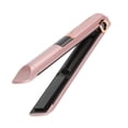 thumbnail image 1 of Minnieouse Women Rechargeable Hair Straightener Curler Home Shop Salon Iron Barber Spa Adjustable Beauty Supplies Hairstyling 2-in-1 Cuidado del cabello rosado Minnieouse CE008583-01, 1 of 6
