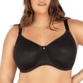 thumbnail image 2 of Pearl Minimizer Full Bust Padded Bra, Black, 40H, 2 of 5